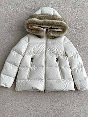 Okify Moncler Coat White 14002 - 4