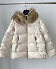 Okify Moncler Coat White 14002 - 1