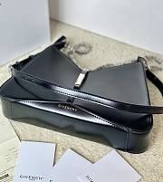 Okify Givenchy Small Cut Out Bag In Box Leather With Chain Black - 4