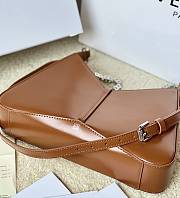 Okify Givenchy Small Cut Out Bag In Box Leather With Chain Brown - 6