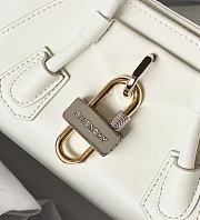 Okify Givenchy Antigona Stretch Mini Bag In Box Leather White - 5