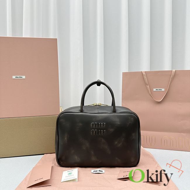 Okify Miumiu Leather Top Handle Bag - 1
