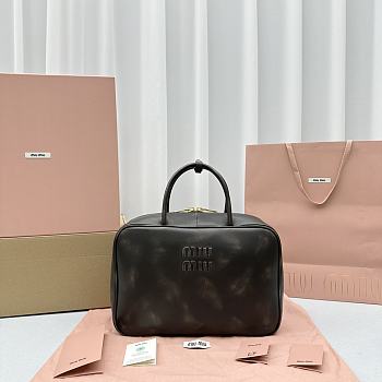 Okify Miumiu Leather Top Handle Bag
