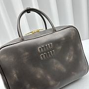 Okify Miumiu Leather Top Handle Bag - 4