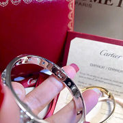 Okify Cartier Bracelet Diamond Paved Diamonds - 6