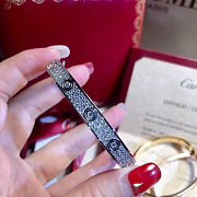 Okify Cartier Bracelet Diamond Paved Diamonds - 3
