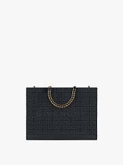 Okify Givenchy Medium G-Tote Shopping Bag in 4G Embroidery With Chain - 5