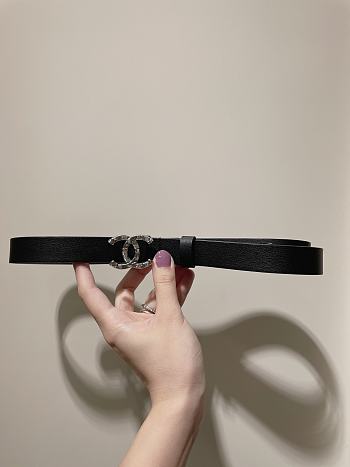 Okify Chanel Belt Black Gold/ Silver Hardware 14063