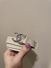 Okify Chanel Belt Beige Gold/ Silver Hardwarwe 14065 - 6