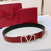 Okify Valentino Pink/ Red Belt 14066 - 5