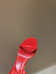 Okify VLTN Roserouche Sandal 1959 In Calfskin 100mm Red - 3