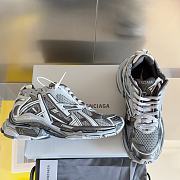 Okify Balenciaga Gray Runner Sneakers - 5