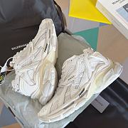 Okify Balenciaga White Runner Sneakers - 5