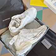 Okify Balenciaga White Runner Sneakers - 4