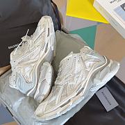 Okify Balenciaga Light Gray Runner Sneakers - 4