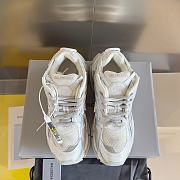 Okify Balenciaga Light Gray Runner Sneakers - 2