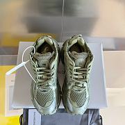 Okify Balenciaga Green Runner Sneakers - 5