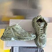 Okify Balenciaga Green Runner Sneakers - 2