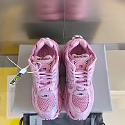 Okify Balenciaga Light Pink Runner Sneakers - 6