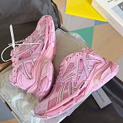 Okify Balenciaga Light Pink Runner Sneakers - 4