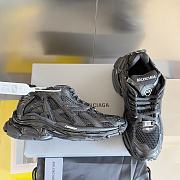 Okify Balenciaga Black Runner Sneakers - 3