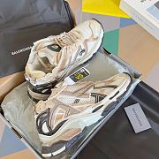 Okify Balenciaga Beige 1 Runner Sneakers - 4