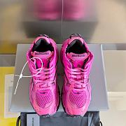 Okify Balenciaga Pink Runner Sneakers - 5