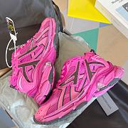 Okify Balenciaga Pink Runner Sneakers - 4