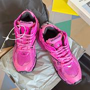 Okify Balenciaga Pink Runner Sneakers - 3