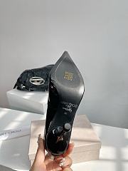 Okify Jimmy Choo Ixia 95 Black Patent Leather Pumps - 5