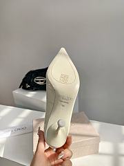 Okify Jimmy Choo Ixia 95 White Patent Leather Pumps - 2
