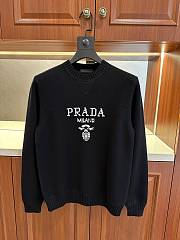 Okify Prada Sweater Black/ Dark Gray 14131 - 1