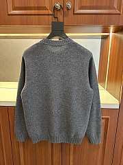 Okify Prada Sweater Black/ Dark Gray 14131 - 3