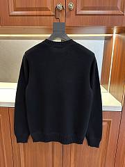 Okify Prada Sweater Black/ Dark Gray 14131 - 5