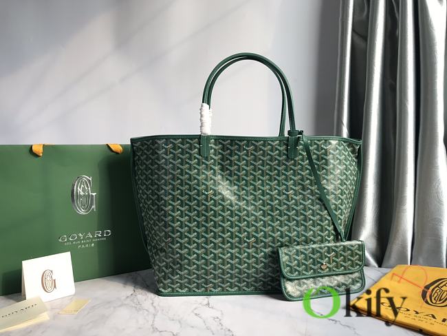 Okify Goyard Anjou GM Bag Green - 1