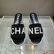 Okify Chanel Slides Black 14148 - 1