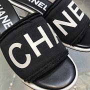Okify Chanel Slides Black 14148 - 4