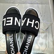 Okify Chanel Slides Black 14148 - 3