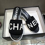 Okify Chanel Slides Black 14148 - 2
