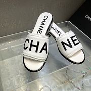 Okify Chanel Slides White 14150 - 3