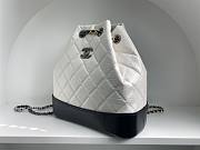 Okify CC White Quilted Leather Gabrielle Backpack - 2