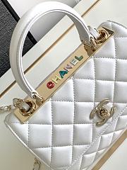 Okify CC Chanel Trendy CC Mini Bag White - 2