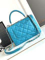 Okify CC Chanel Trendy CC Mini Bag Blue - 5