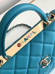 Okify CC Chanel Trendy CC Mini Bag Blue - 2