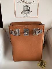 Okify Hermes Hac A Dos PM Backpack Brown - 4