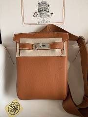 Okify Hermes Hac A Dos PM Backpack Brown - 3