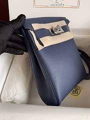 Okify Hermes Hac A Dos PM Backpack Navy Blue - 3
