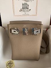 Okify Hermes Hac A Dos PM Backpack Light Taupe  - 2