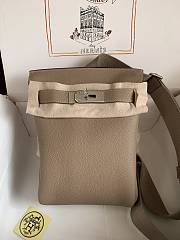 Okify Hermes Hac A Dos PM Backpack Light Taupe  - 3