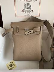 Okify Hermes Hac A Dos PM Backpack Light Taupe  - 5